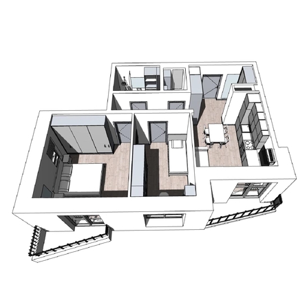 
  Продается 2-комн. квартира 61.1 м², в ЖК Квартал Стрижи, 2 очередь. Фото 23.