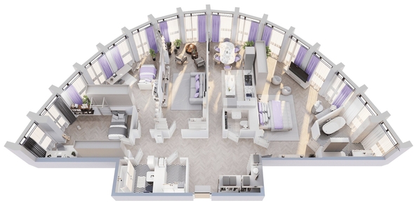 
  Продается 4-комн. квартира 175.67 м², в ЖК Звезды, дом 1. Фото 1.