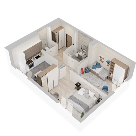 
  Продается 2-комн. квартира 57.71 м², в  ЖиВой комплекс на Кузьмихе. Фото 1.
