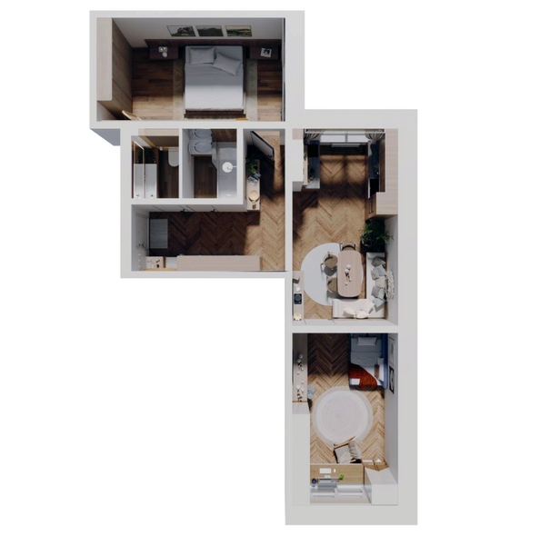 
  Продается 2-комн. квартира 64.8 м², в ЖК Стрижи Сити, блок-секции 6,7. Фото 1.