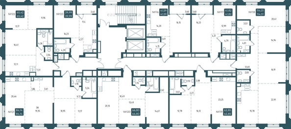 
  Продается 4-комн. квартира 114.01 м², в ЖК Бродский, 1-я очередь. Фото 1.