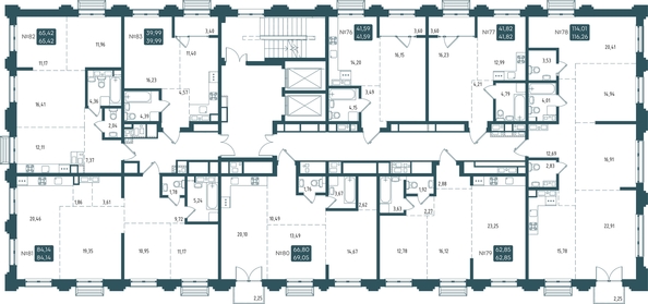 
  Продается 1-комн. квартира 41.82 м², в ЖК Бродский, 1-я очередь. Фото 1.