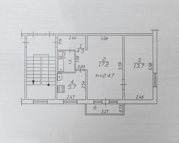 
  Продается 2-комн. квартира 44 м². Фото 10.