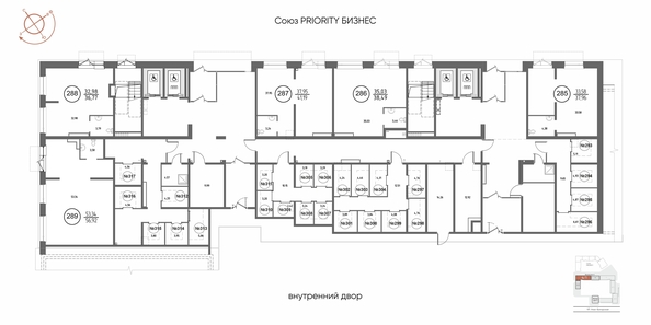 
  Продается торговая площадь 41.19 м², в ЖК СОЮЗ ПРИОРИТИ МАХ, д. 4. Фото 16.
