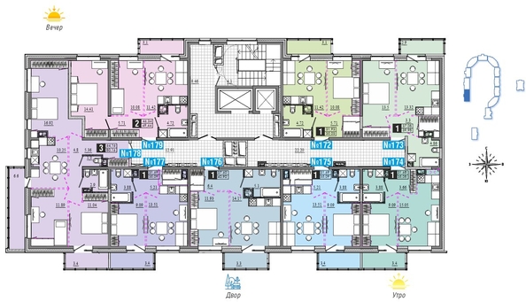 
  Продается 1-комн. квартира 35.09 м², в ЖК Первый Ленинский квартал, Дом 6. Фото 20.