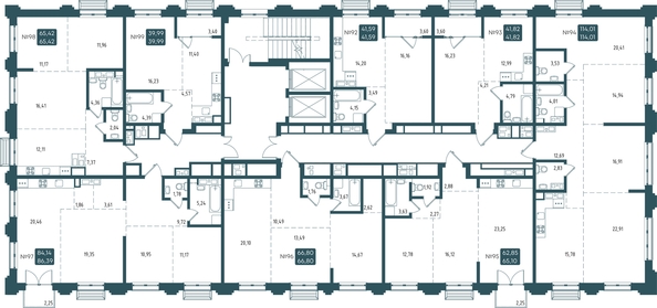 
  Продается 2-комн. квартира 66.8 м², в ЖК Бродский, 1-я очередь. Фото 1.