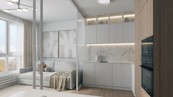 
  Продается 1-комн. квартира 25.3 м², в ЖК Стрижи Сити, блок-секции 6,7. Фото 4.