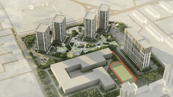 
  Продается 1-комн. квартира 42.51 м², в ЖК ЛЕРМОНТОВ ПАРК, дом 1. Фото 2.
