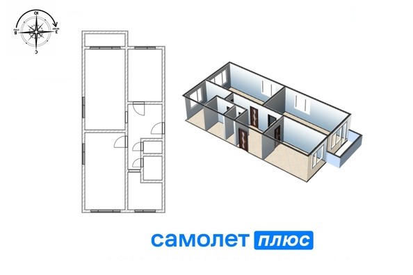 
   Продам 3-комнатную, 61.8 м², Стахановская ул, 21Б

. Фото 26.
