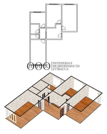 
   Продам 3-комнатную, 87.3 м², Серебряный бор ул, 5

. Фото 25.