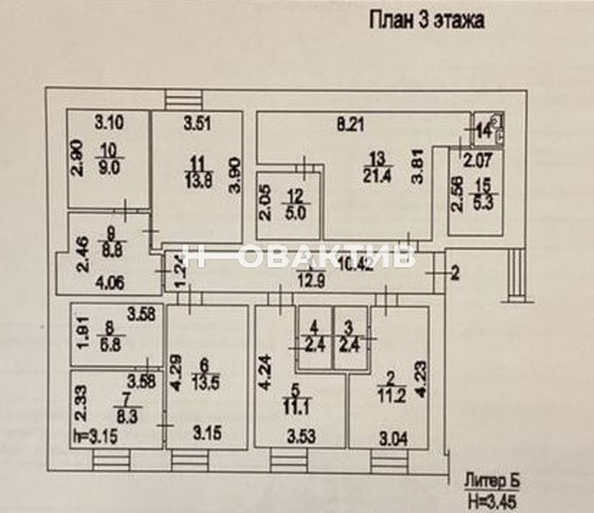 
   Продам помещение свободного назначения, 337.1 м², Чайкиной  ул, 21

. Фото 12.