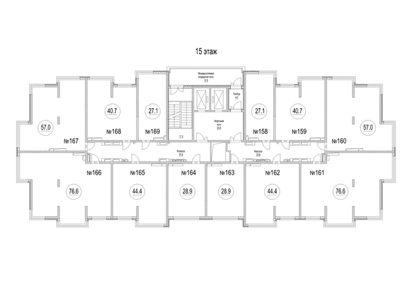 
   Продам студию, 28.9 м², Сити-парк, дом 9

. Фото 1.