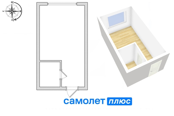 
   Продам студию, 23.3 м², Октябрьский (Ноградский) тер, 42

. Фото 7.