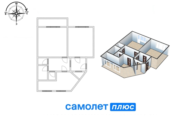 
   Продам 2-комнатную, 74.6 м², Орджоникидзе тер, 5

. Фото 6.