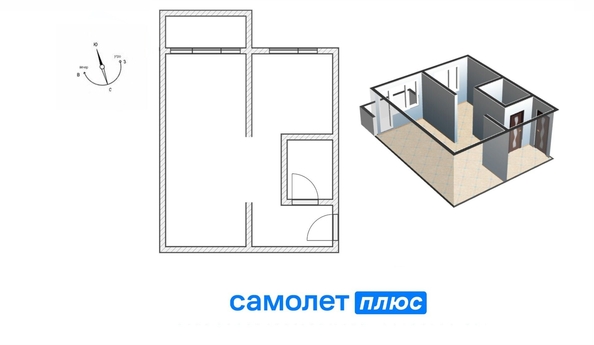 
   Продам 1-комнатную, 30.4 м², Терешковой (АВТО) тер, 24

. Фото 8.