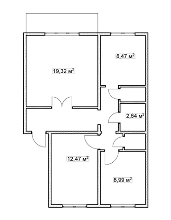 
   Продам 3-комнатную, 65 м², 

. Фото 7.