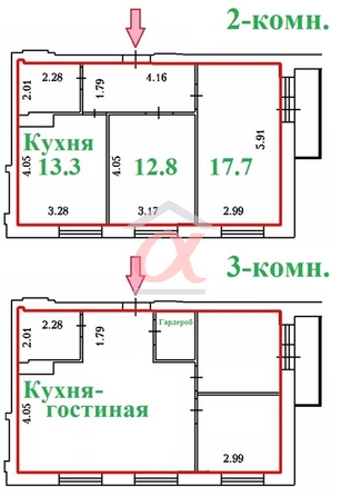 
   Продам 3-комнатную, 55.1 м², Тухачевского ул, 29Б

. Фото 4.