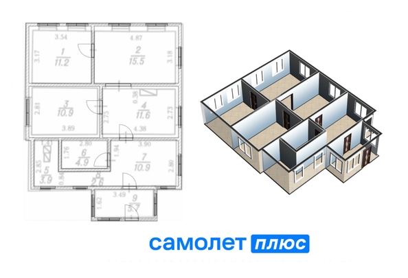 
  Продается дом, 77.2 м², Кемерово
. Фото 13.