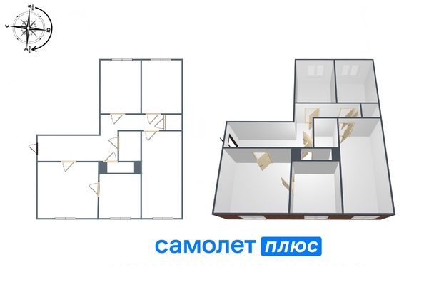 
   Продам 4-комнатную, 83.3 м², Стахановская ул, 10

. Фото 20.