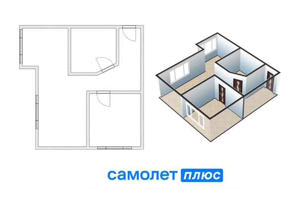 
  Продается 2-комн. квартира, 43 м², Кедровый б-р, д. 2
. Фото 2.