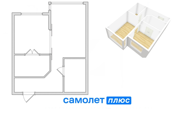 
   Продам 2-комнатную, 40.7 м², Притомский пр-кт, 25/2

. Фото 1.