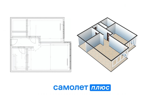 
   Продам 2-комнатную, 44.5 м², Октябрьский пр-кт, 30Б

. Фото 19.