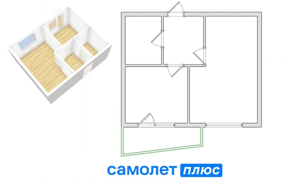 
   Продам 1-комнатную, 32.4 м², Строителей б-р, 57/2

. Фото 8.