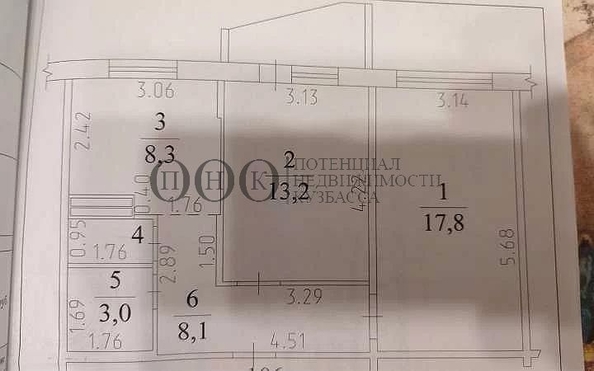 
   Продам 2-комнатную, 53.3 м², Рекордная ул, 19

. Фото 18.