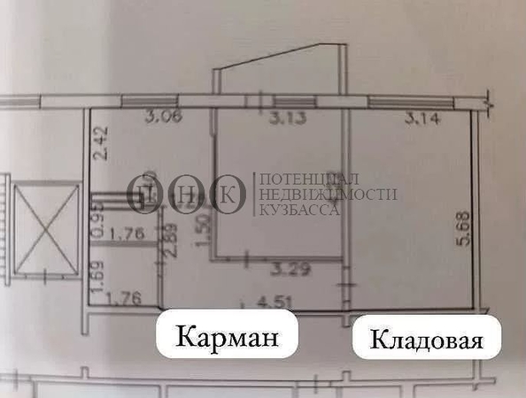 
   Продам 2-комнатную, 53.3 м², Рекордная ул, 19

. Фото 19.