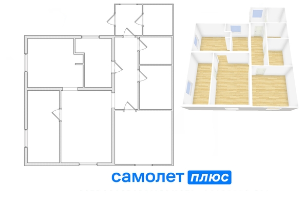 
   Продам дом, 77.2 м², Кемерово

. Фото 2.