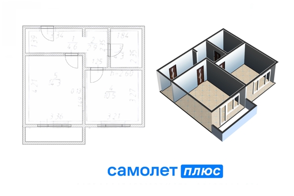 
   Продам 1-комнатную, 36.6 м², Молодежный пр-кт, 25

. Фото 23.