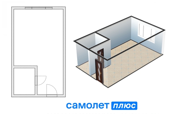 
   Продам 1-комнатную, 16.9 м², Строителей б-р, 13

. Фото 14.