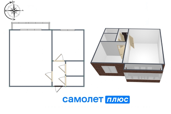 
   Продам 1-комнатную, 30.2 м², Стахановская ул, 21А

. Фото 10.