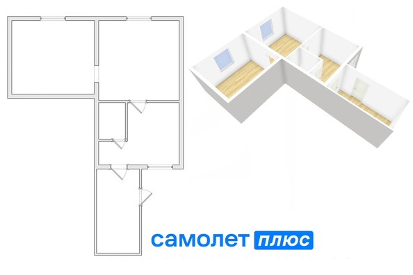 
  Продается 2-комн. квартира, 38.7 м², Масальская ул, д. 1
. Фото 1.