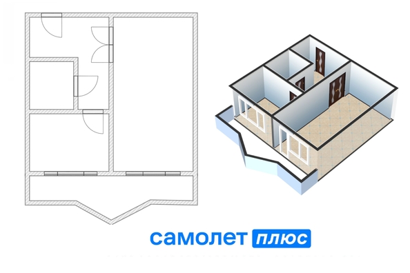 
   Продам 1-комнатную, 35.5 м², Гагарина ул, 51А

. Фото 24.