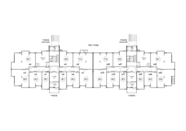 
   Продам 1-комнатную, 45.6 м², Солнечный бульвар, дом 23 корп 3

. Фото 1.