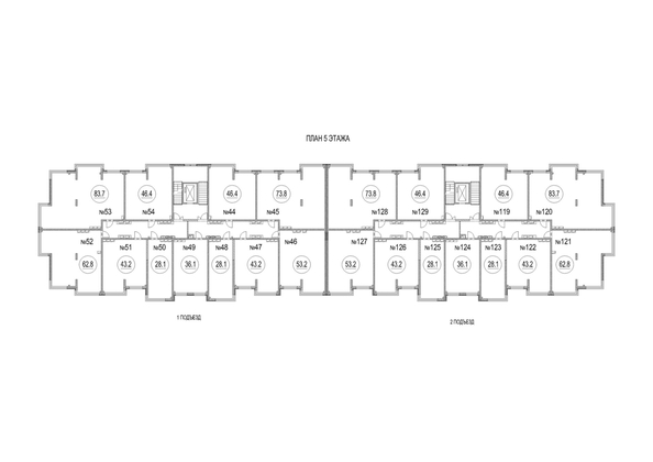 
   Продам 1-комнатную, 43.2 м², Солнечный бульвар, дом 23 корп 3

. Фото 1.