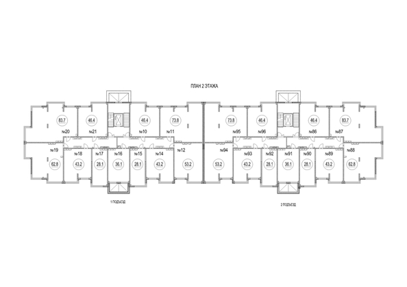 
   Продам 3-комнатную, 73.8 м², Солнечный бульвар, дом 23 корп 3

. Фото 1.