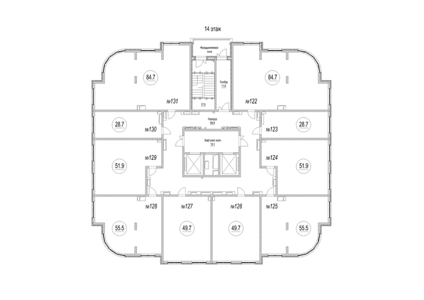 
   Продам 3-комнатную, 84.7 м², Панорама, (Октябрьский, 32а к.1)

. Фото 1.