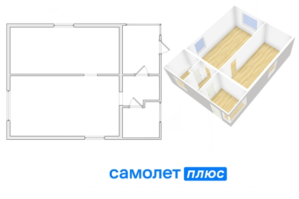 
   Продам дом, 54.3 м², Металлплощадка

. Фото 34.