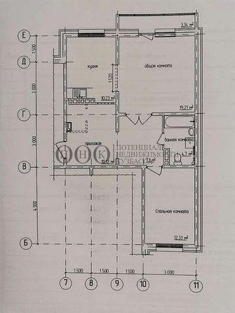 
   Продам 2-комнатную, 62.4 м², Космическая ул, 16/1

. Фото 14.