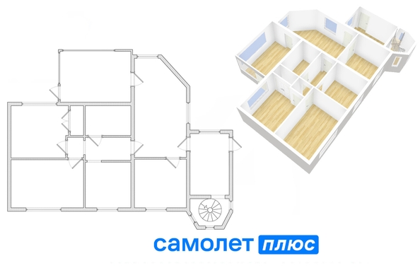 
  Продается дом, 61.7 м², деревня Журавлево
. Фото 2.
