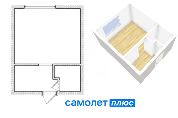 
   Продам студию, 18.2 м², Инициативная ул, 6

. Фото 1.