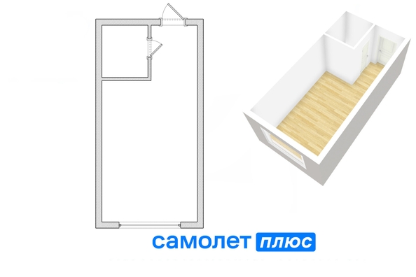 
   Продам студию, 23 м², Строителей б-р, 13

. Фото 2.