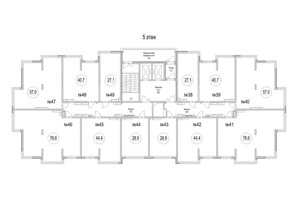 
   Продам 3-комнатную, 76.6 м², Сити-парк, дом 9

. Фото 1.