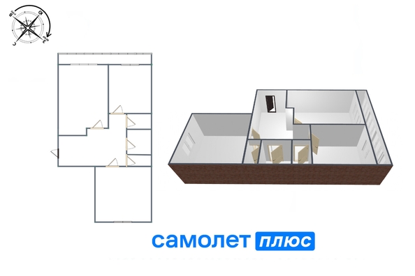 
   Продам 2-комнатную, 46.7 м², Аллейная ул, 9Б

. Фото 19.