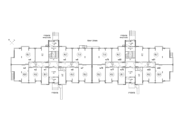 
   Продам 1-комнатную, 53.2 м², Солнечный бульвар, дом 24 корп 3

. Фото 1.