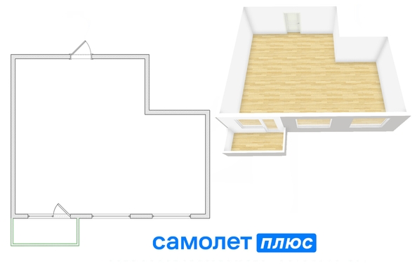 
   Продам 3-комнатную, 61.2 м², Молодежный пр-кт, 19Б

. Фото 4.