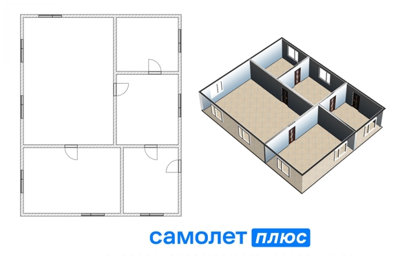 
  Продается дом, 47.5 м², Кемерово
. Фото 2.