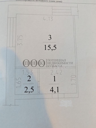 
  Продается 1-комн. квартира, 22.1 м², Коммунистическая ул, д. 128
. Фото 4.